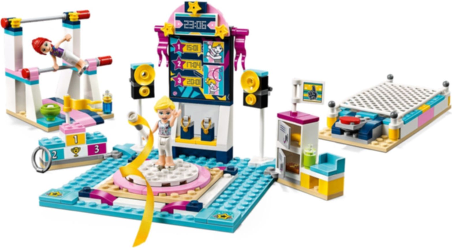 LEGO® Friends Le spectacle de gymnastique de Stéphanie gameplay