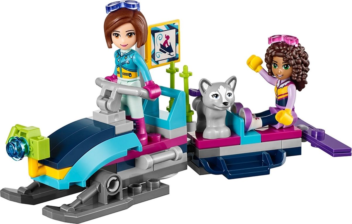 LEGO® Friends Snow Resort Chalet components