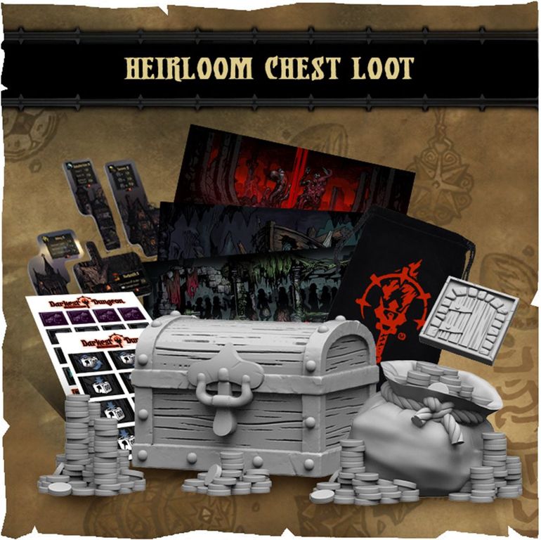 Darkest Dungeon: Heirloom Loot Chest komponenten