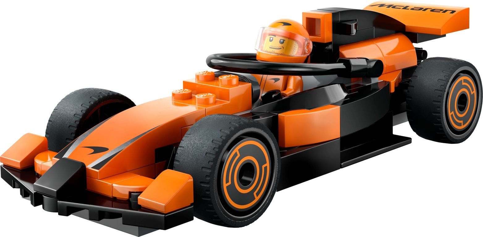 LEGO® City Voiture de course McLaren avec pilote de F1 composants