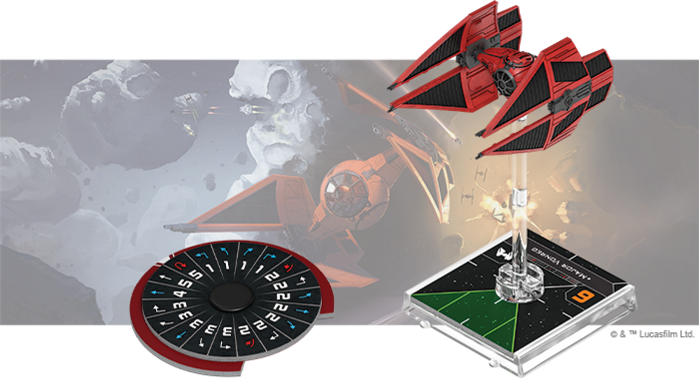 Star Wars: X-Wing (Second Edition) – Major Vonreg's TIE Expansion Pack miniatur