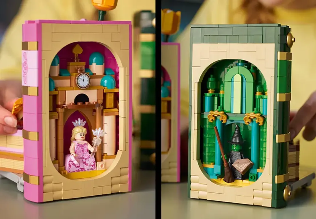 LEGO® Wicked Glinda & Elphaba Bookends