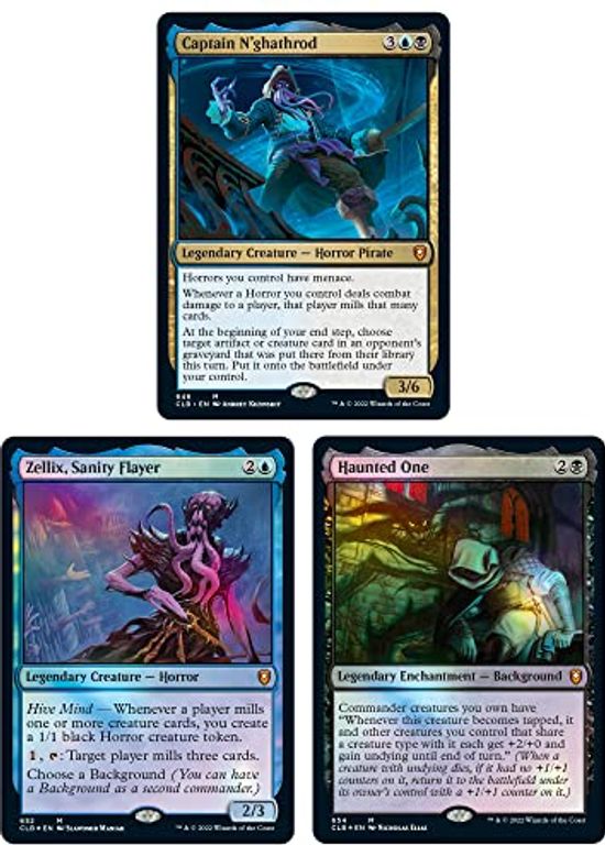 Magic The Gathering - Commander Legends: Battle for Baldur's Gate Commander Deck - Mind Flayarrrs cards