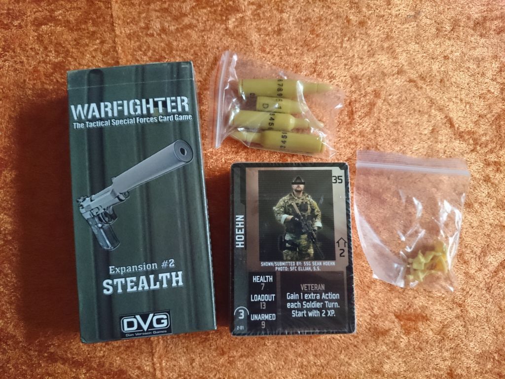 Warfighter Expansion #2: Stealth componenti