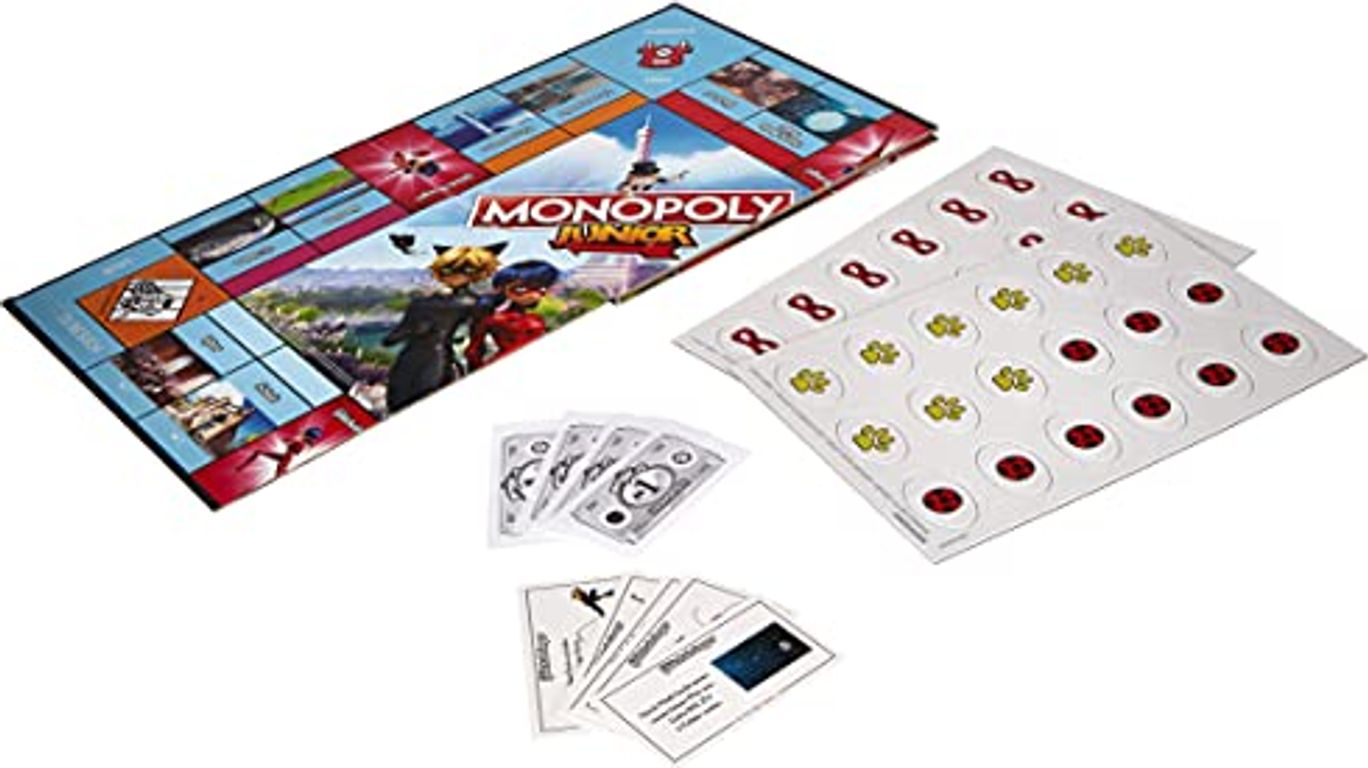 Monopoly Junior - Miraculous componenten