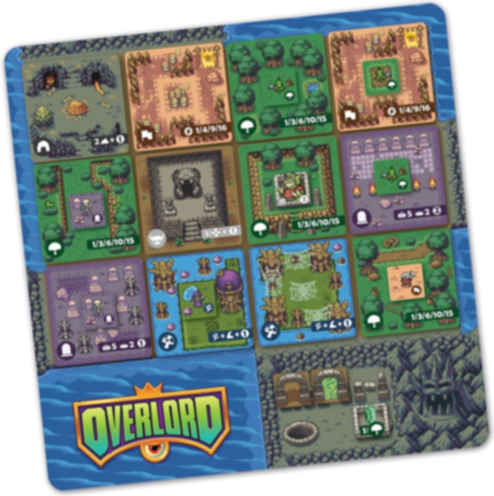 Overboss: A Boss Monster Adventure spielbrett