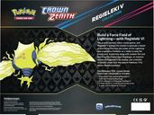 Pokémon TCG: Crown Zenith Collection (Regieleki V) parte posterior de la caja