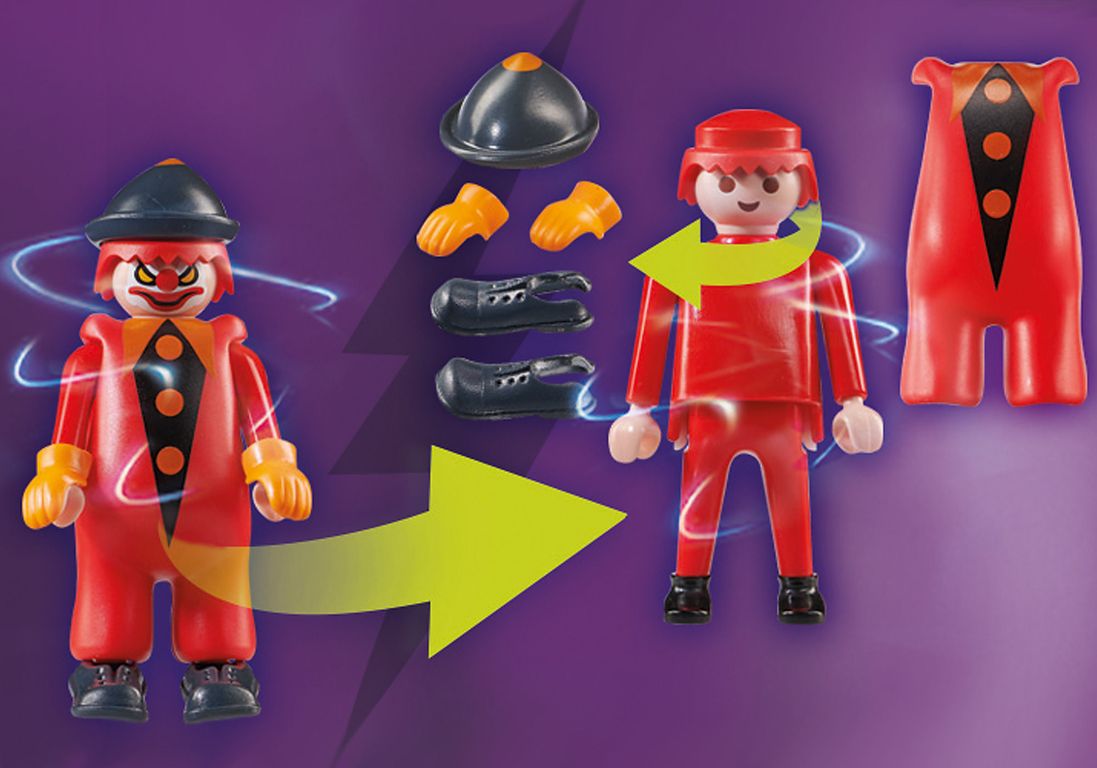 Playmobil® SCOOBY-DOO! Adventure with Ghost Clown minifigures