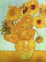 Vase with Sunflowers by Van Gogh