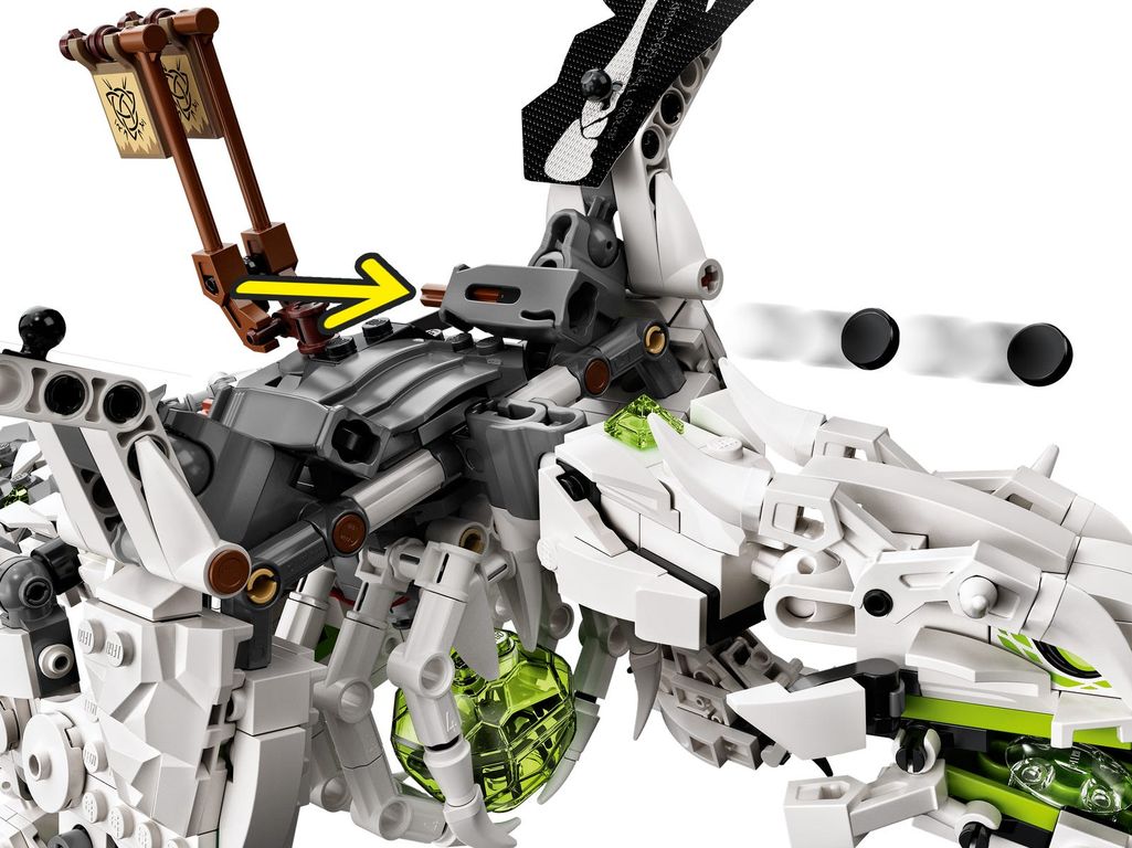 LEGO® Ninjago Skull Sorcerer's Dragon components