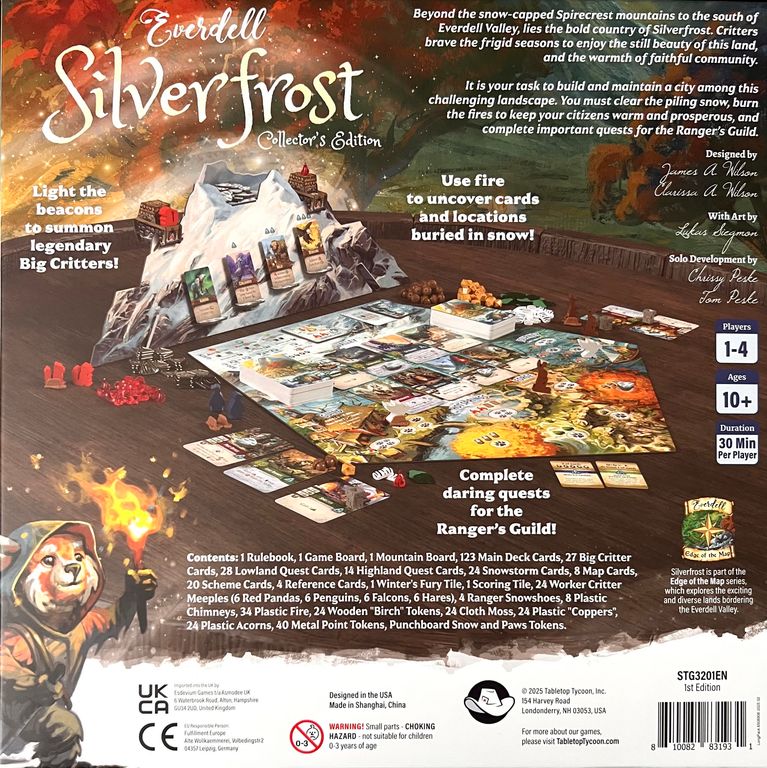 Everdell Silverfrost back of the box