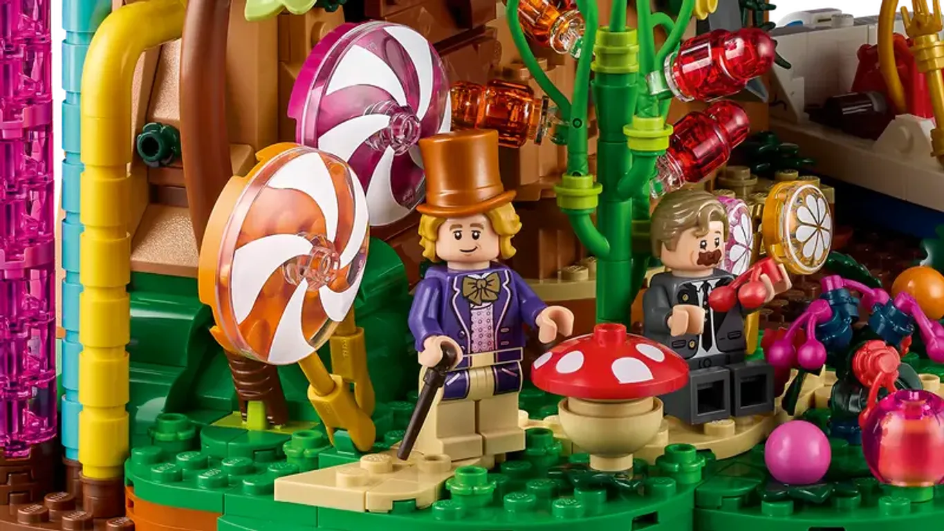 LEGO® Ideas Willy Wonka en de Chocoladefabriek personages