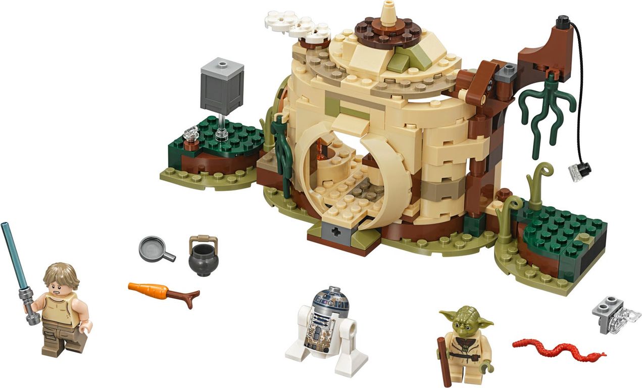 LEGO® Star Wars Yoda's Hut components