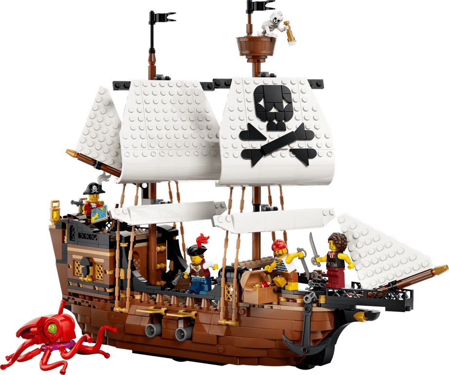 LEGO® Creator Iconic Pirate Ship components