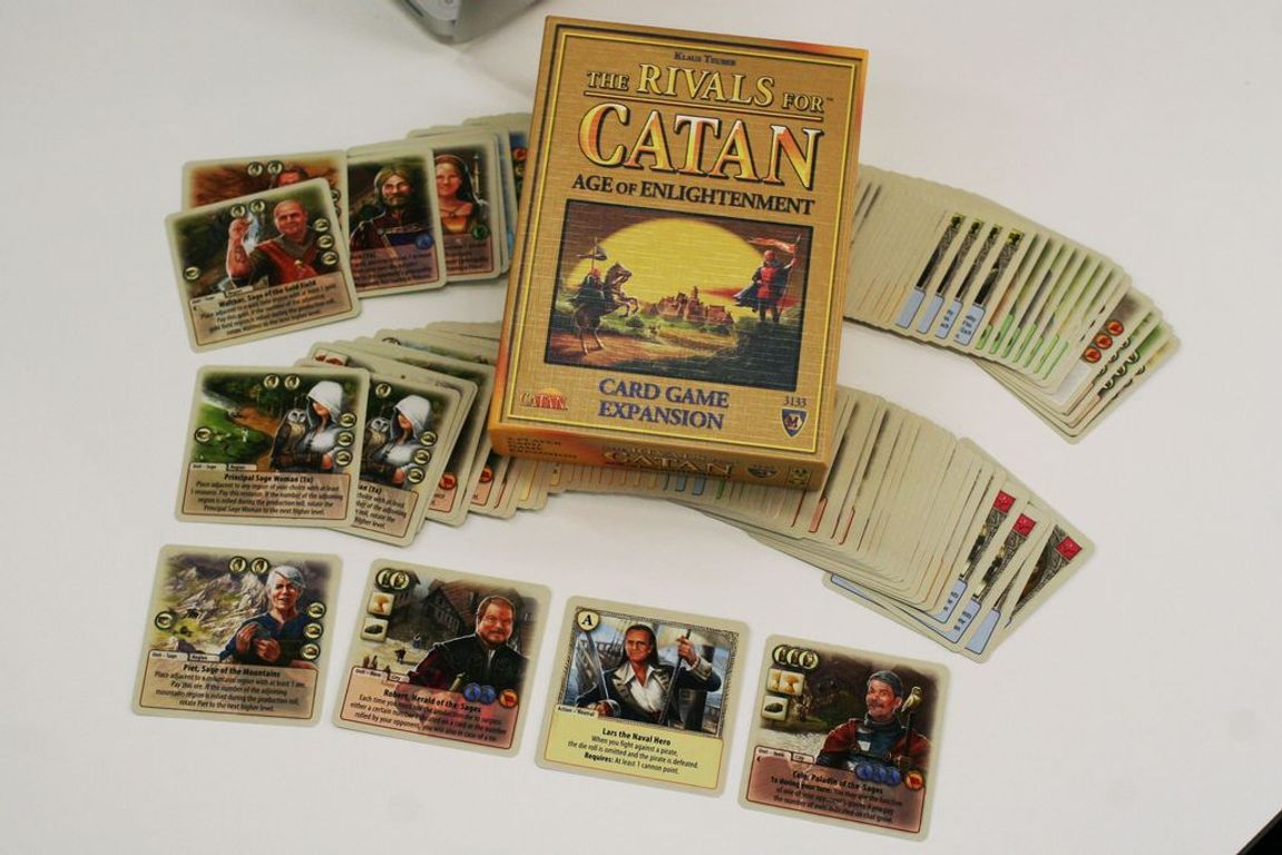 De Vorsten van Catan: Gouden Tijden componenten