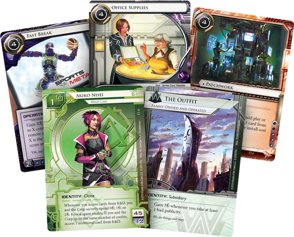 Android: Netrunner - Reign and Reverie cards