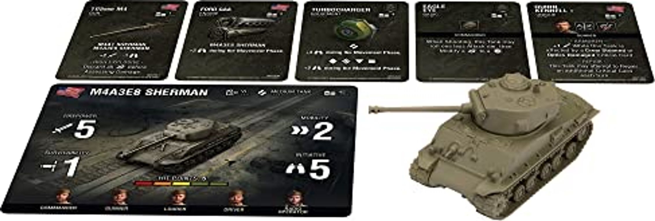 World of Tanks: American – M4A3E8 Sherman composants