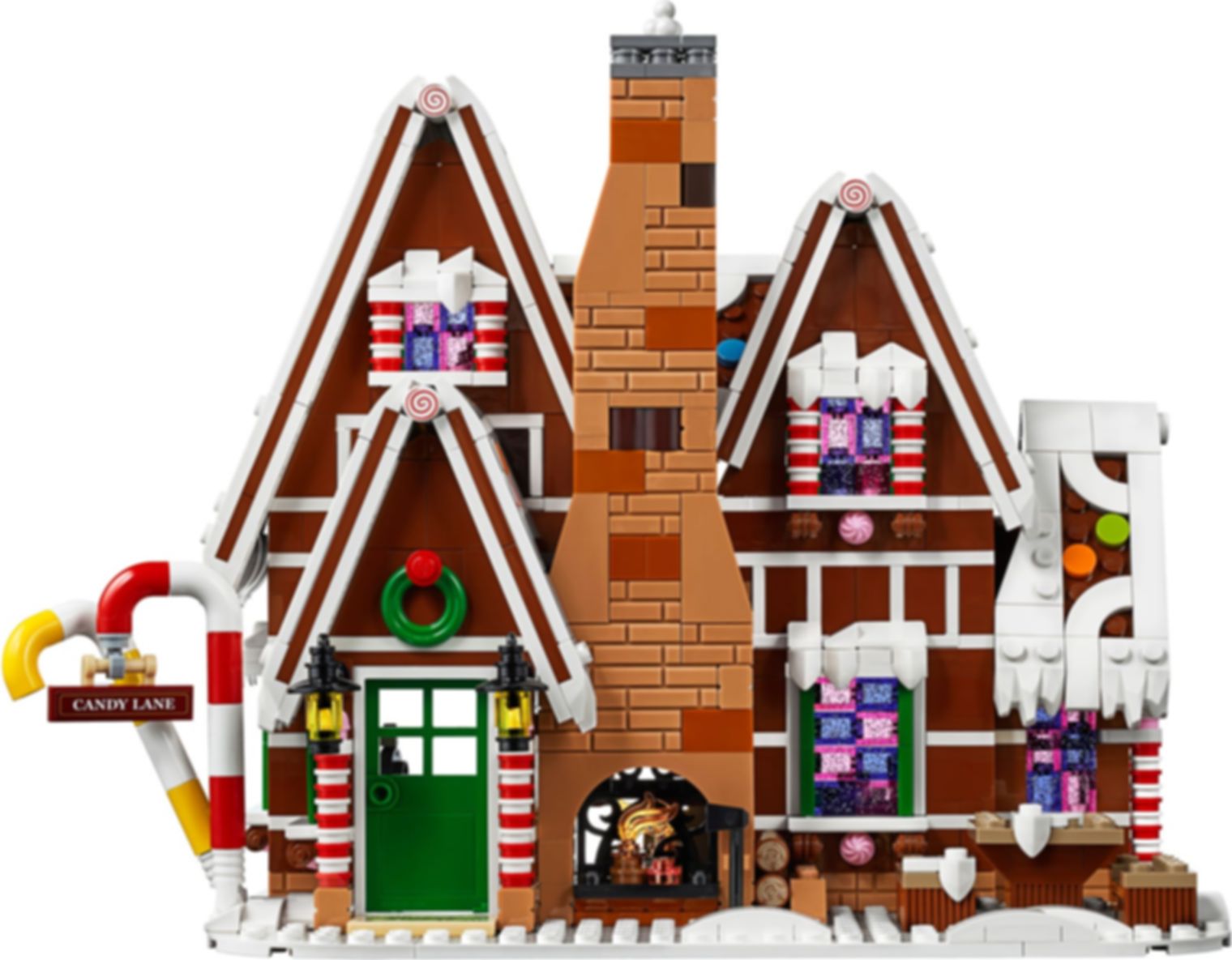 LEGO® Icons La maison en pain d'épices composants