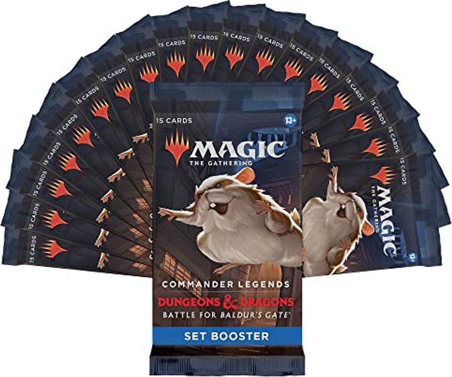 Magic: Commander Legends Baldur's Gate - Set Boosterbox componenten