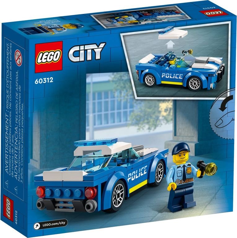 LEGO® City Police Car back of the box