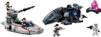 LEGO® Star Wars Imperial Dropship vs. Rebel Scout Speeder components