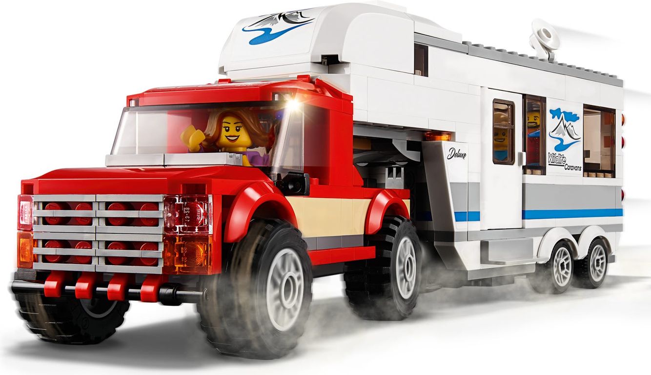 LEGO® City Pickup & Caravan components
