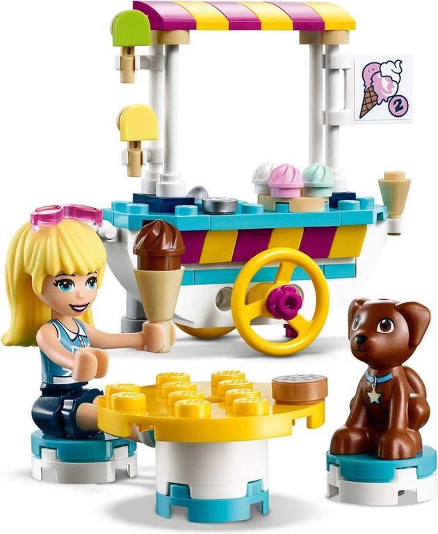 LEGO® Friends Stephanies mobiler Eiswagen spielablauf