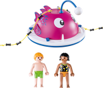 Playmobil® Family Fun Swimming Island components
