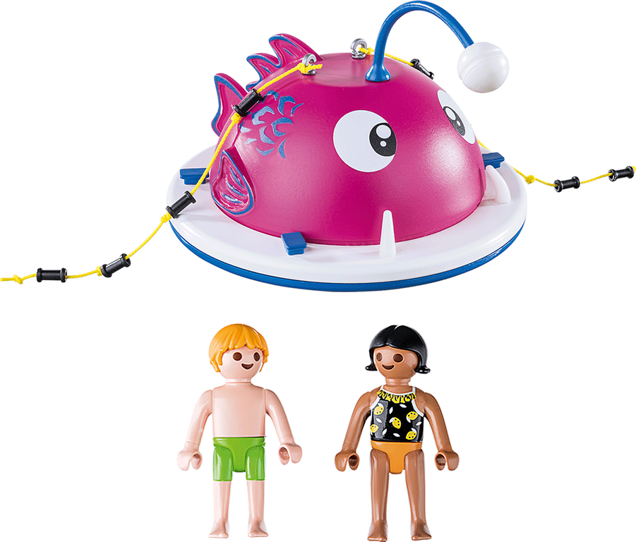 Playmobil® Family Fun Swimming Island components