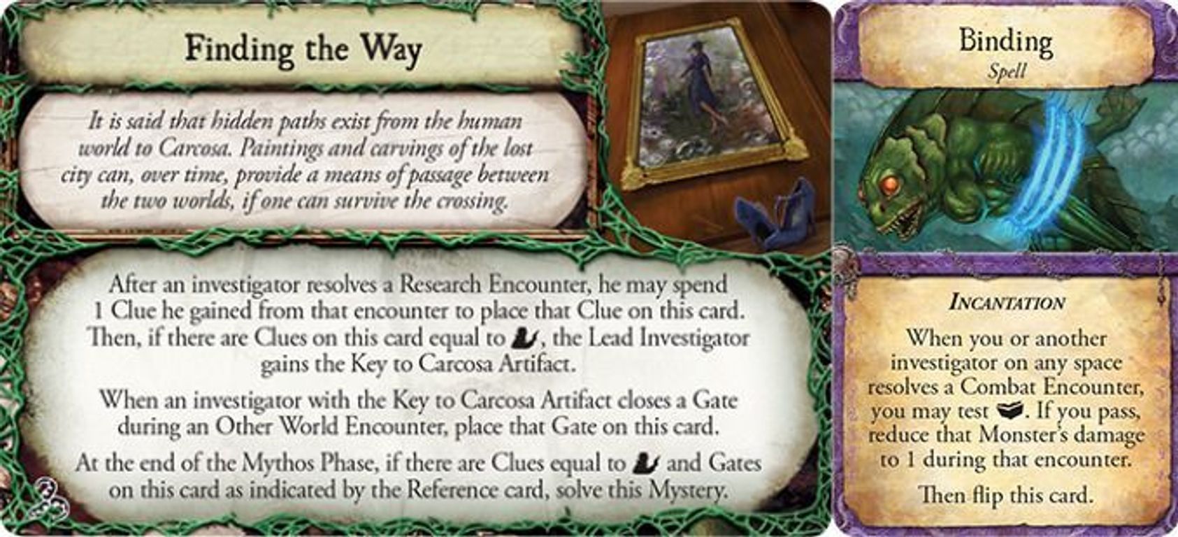 Eldritch Horror: Segni di Carcosa carte