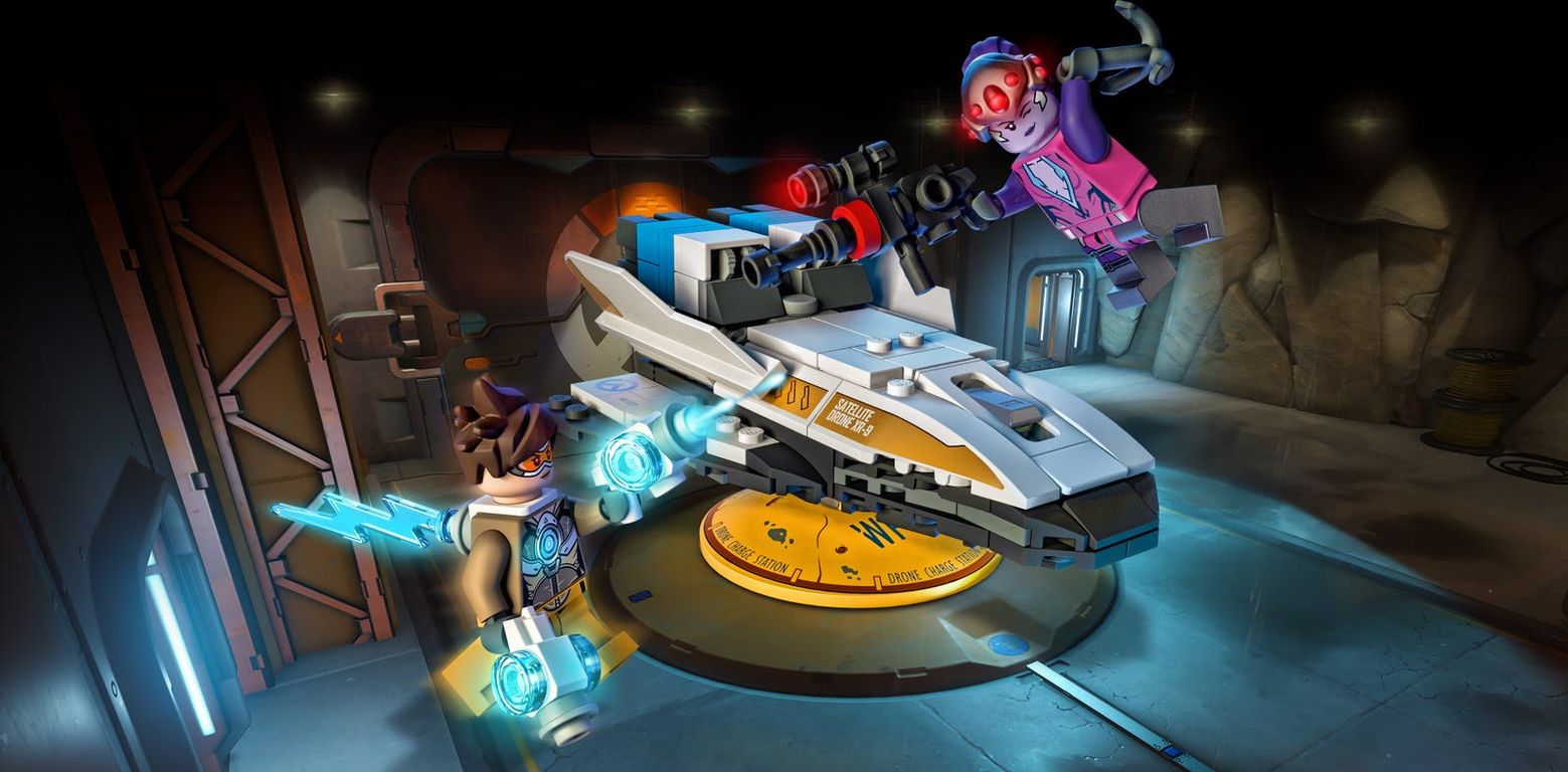 LEGO® Overwatch Tracer contre Fatale gameplay