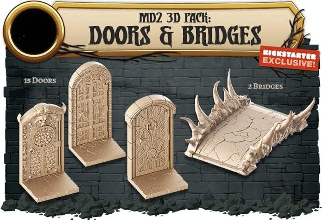 Massive Darkness: Doors & Bridges components