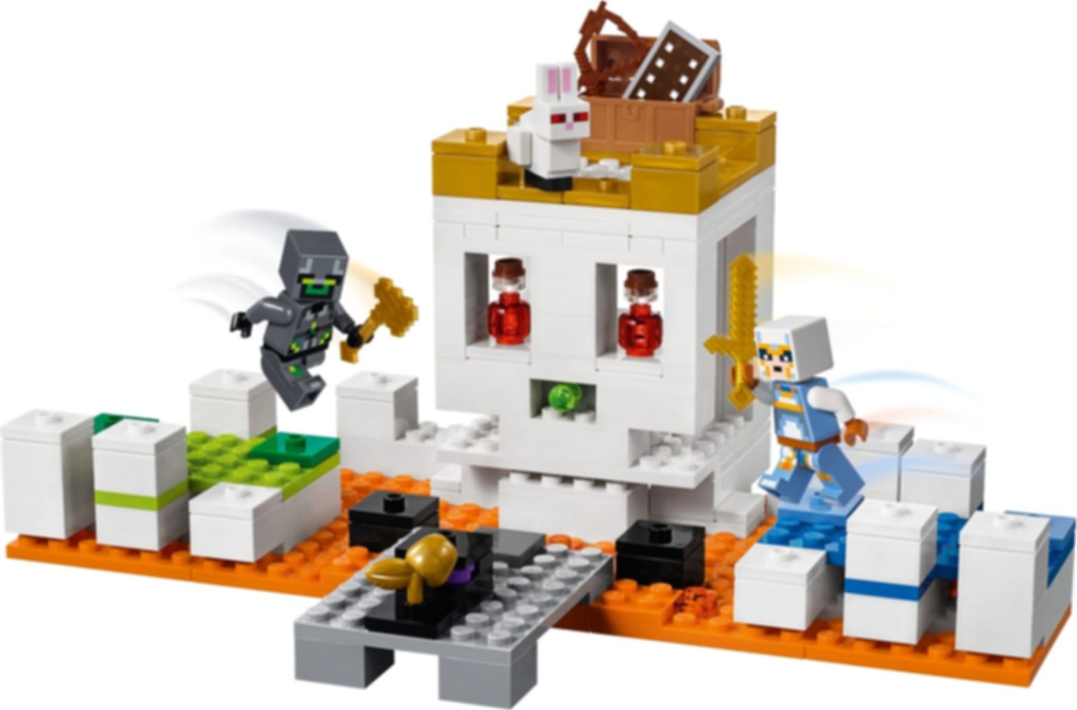 LEGO® Minecraft De schedelarena speelwijze