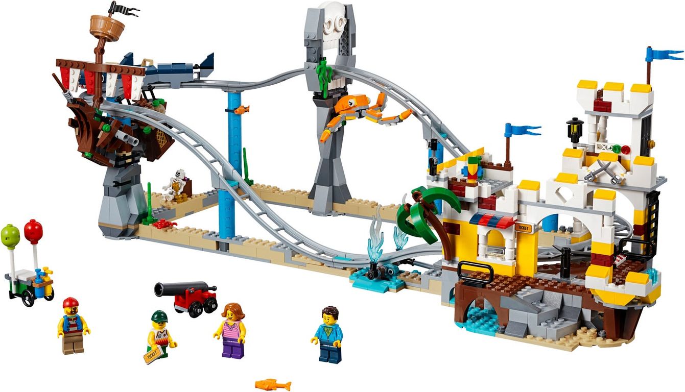 LEGO® Creator Pirate Roller Coaster components