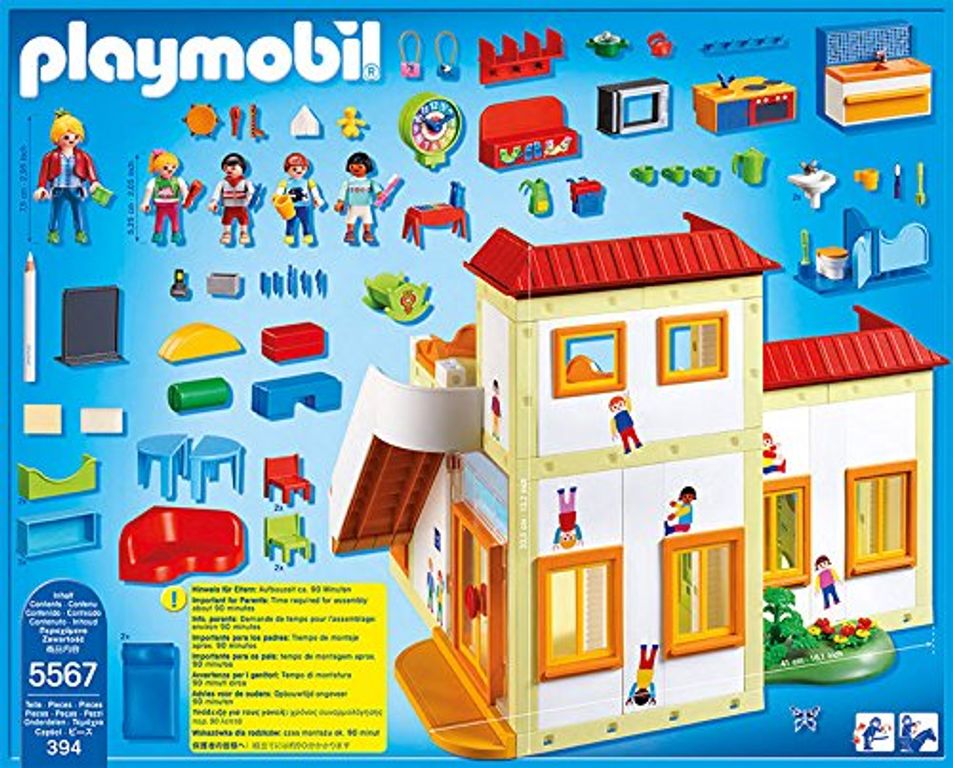 Playmobil® City Life Sunshine Preschool components