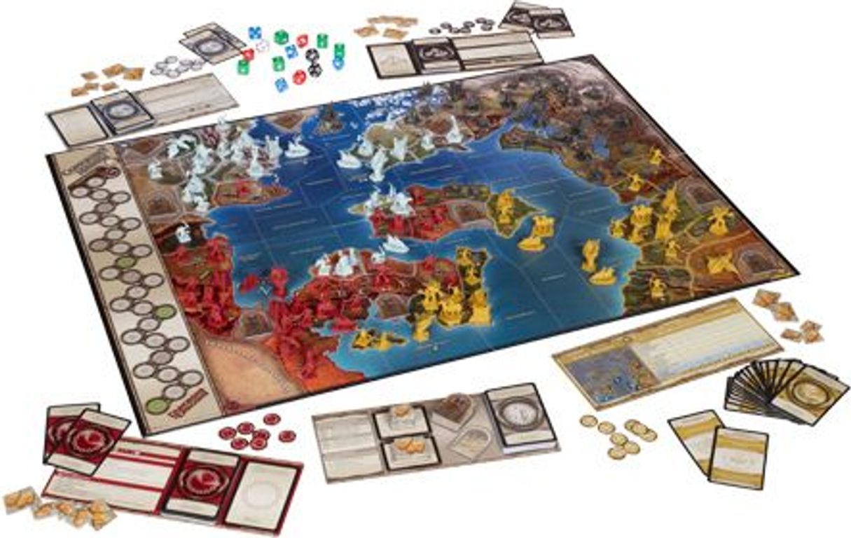 Dungeons & Dragons: Conquest of Nerath Board Game componenti