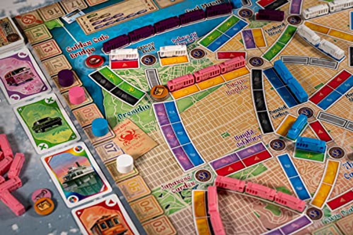 Les Aventuriers du Rail: San Francisco gameplay