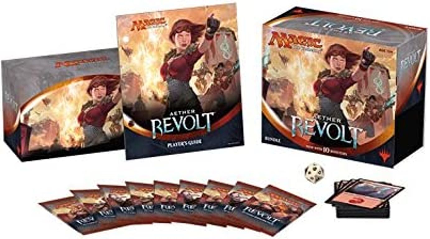 Magic: The Gathering - Aether Revolt Bundle komponenten