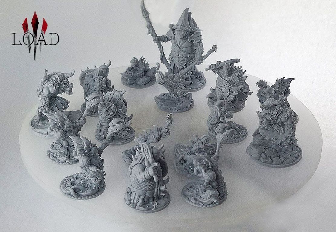 LOAD: League of Ancient Defenders miniatures