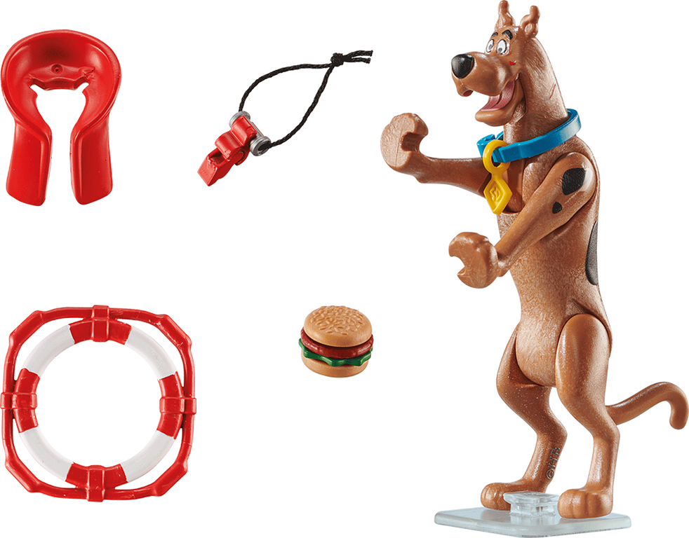 Playmobil® SCOOBY-DOO! Collectible Lifeguard Figure components