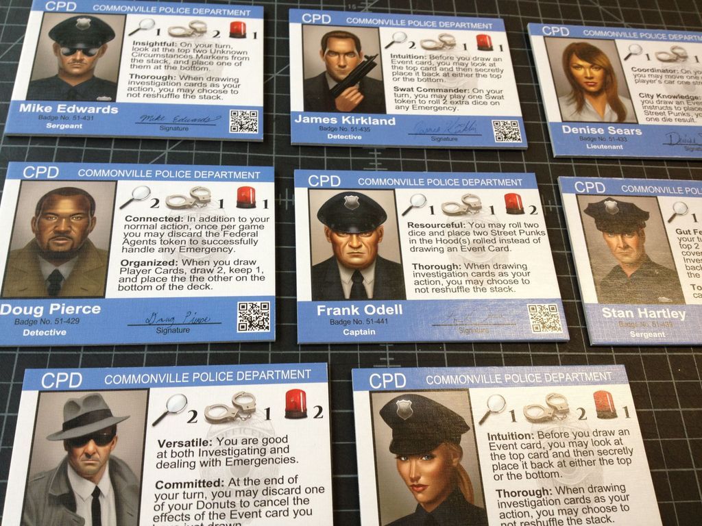 Police Precinct cards