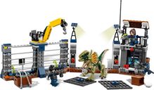 LEGO® Jurassic World Ataque del Dilofosaurio al puesto de vigilancia jugabilidad