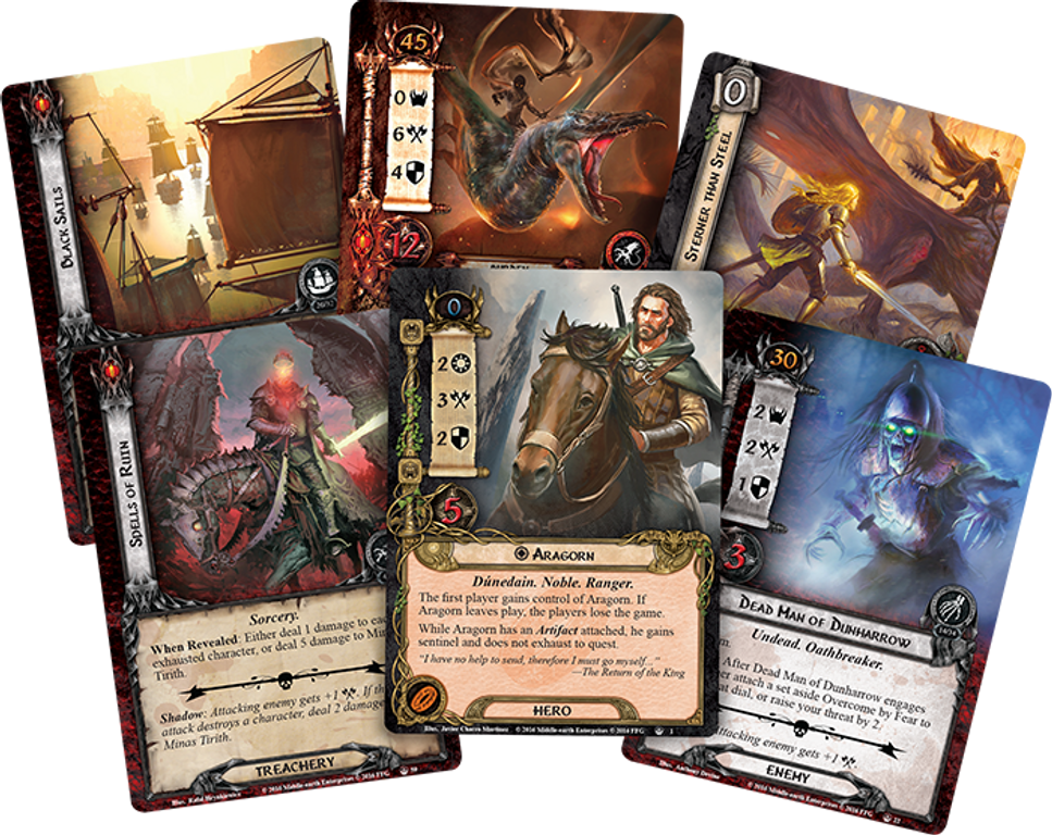 The Lord of the Rings: The Card Game - The Flame of the West kaarten