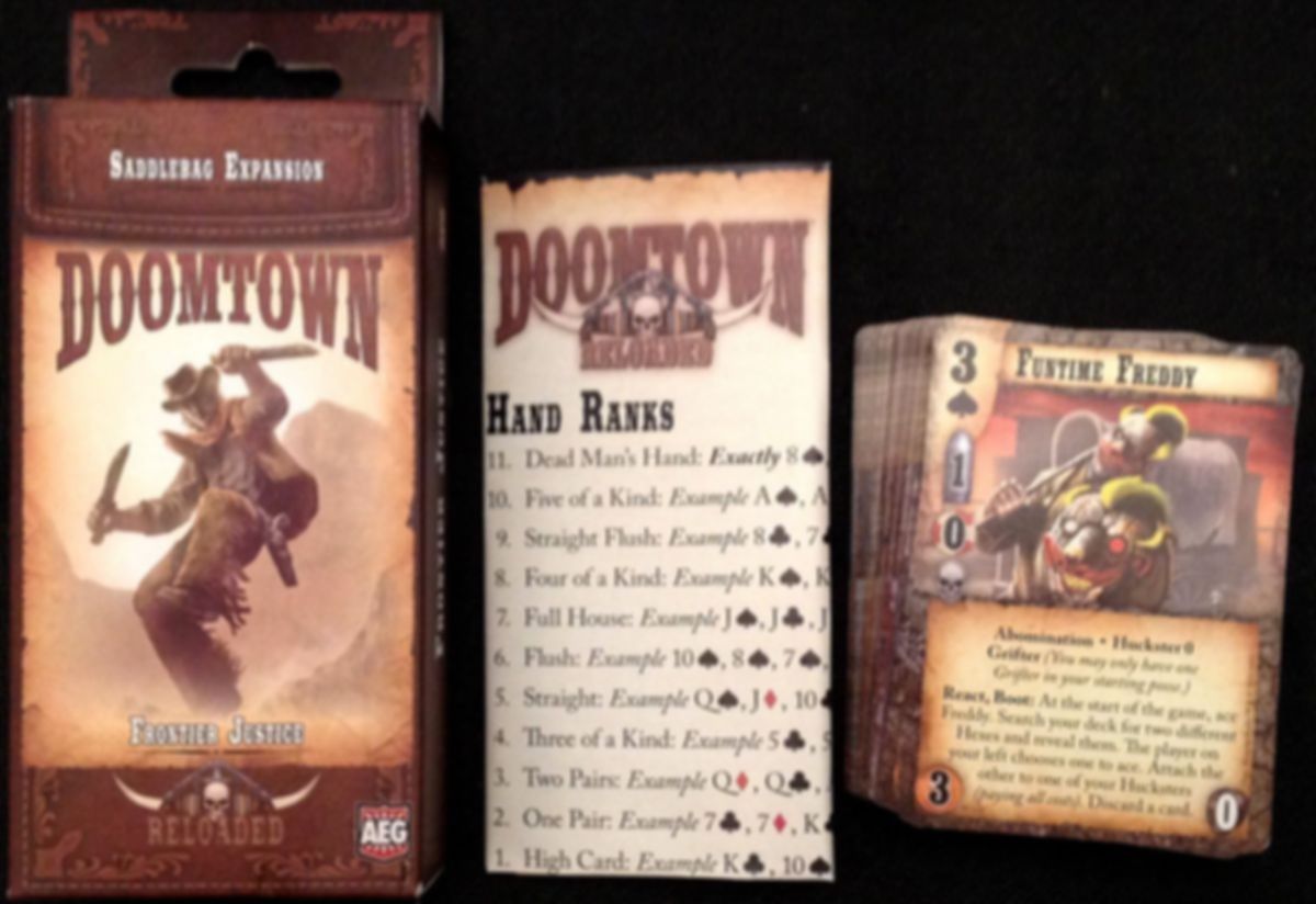 Doomtown: Reloaded - Frontier Justice components