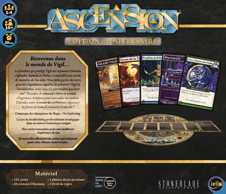 Ascension: 10 Year Anniversary Edition dos de la boîte