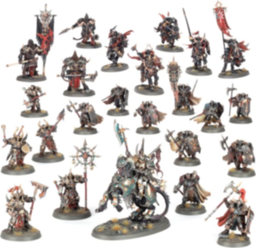 Warhammer: Age of Sigmar - Slaves To Darkness: Warhorde Of Eternus miniatures