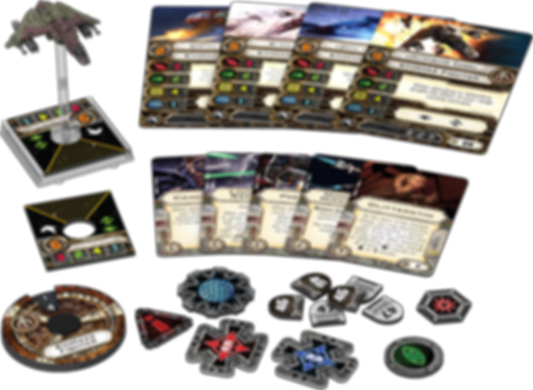 Star Wars X-Wing: El juego de miniaturas - Caza Kihraxz Pack de Expansión partes