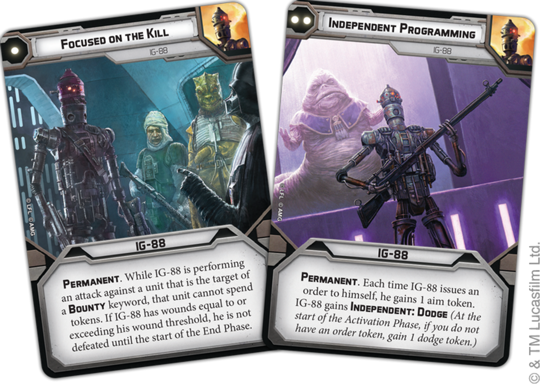 Star Wars: Legion – IG-Series Assassin Droid Operative Expansion carte