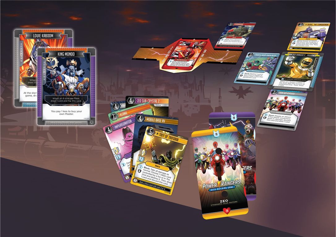 Power Rangers: Deck-Building Game – Zeo: Stronger Than Before cards