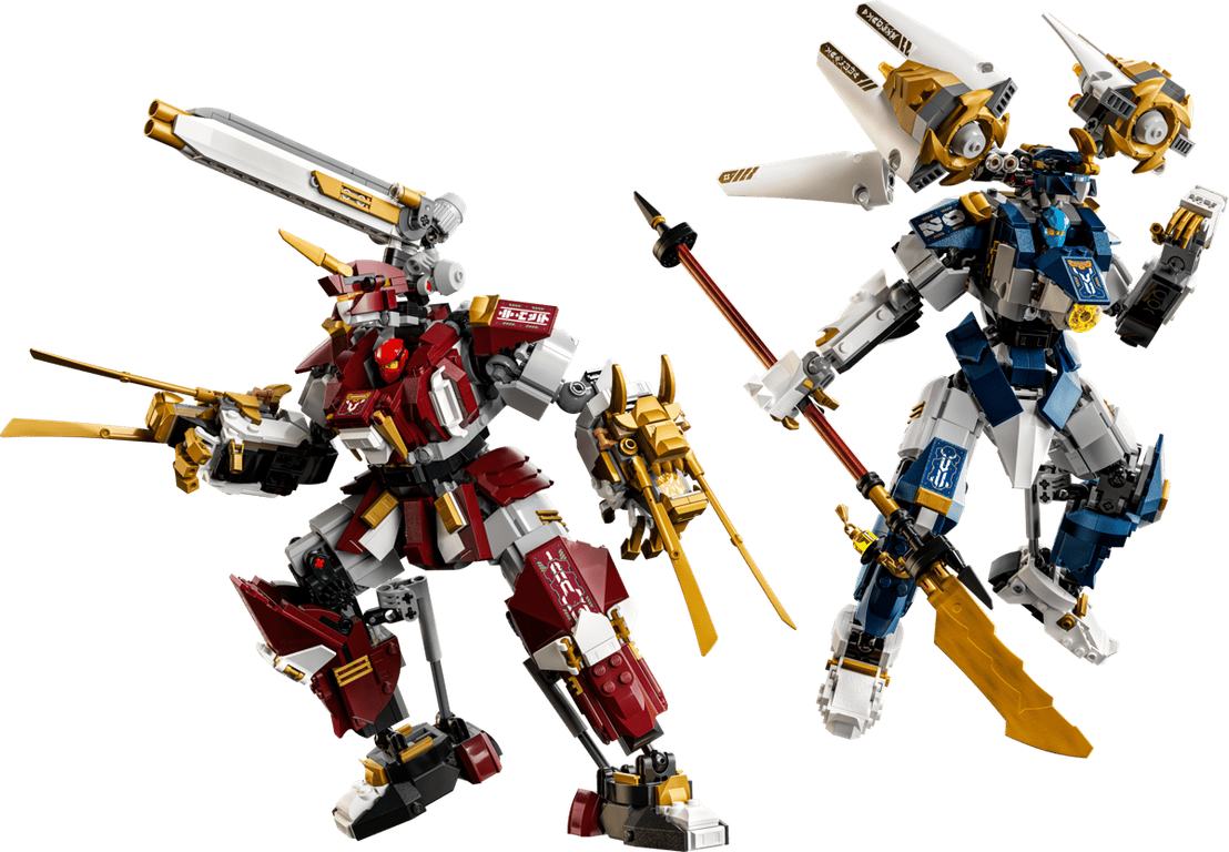 LEGO® Ninjago The Twin Titan Mechs components
